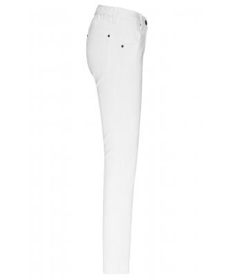 Damen Ladies' 5-Pocket-Stretch-Pants White 10536