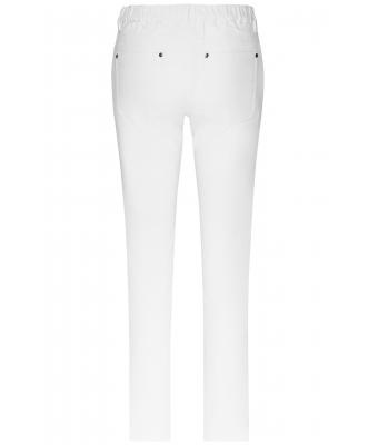 Ladies Ladies' 5-Pocket-Stretch-Pants White 10536