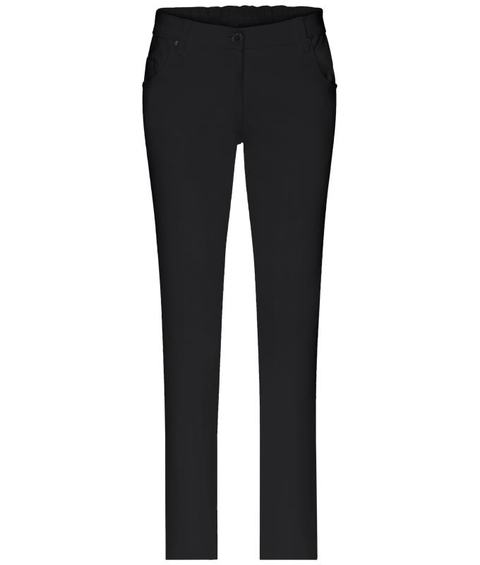 Dames Ladies' 5-Pocket-Stretch-Pants Zwart 10536