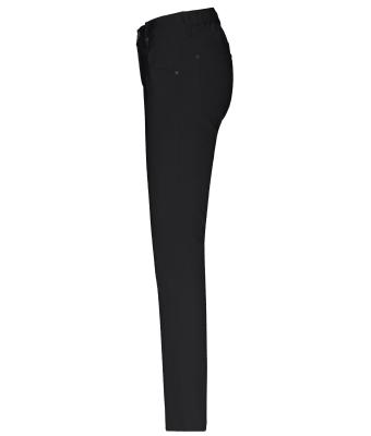 Femme Pantalon extensible femme Noir 10536