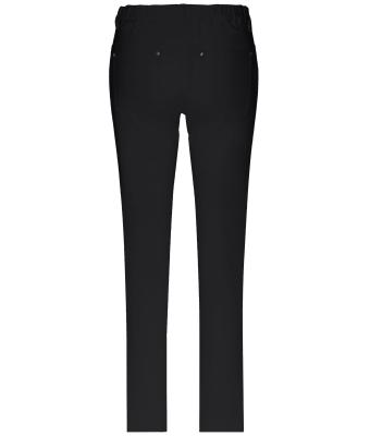 Femme Pantalon extensible femme Noir 10536