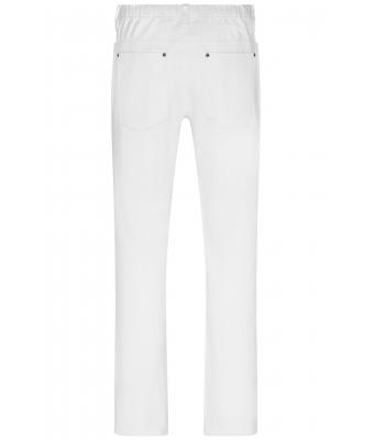 Herren Men's 5-Pocket-Stretch-Pants White 10537