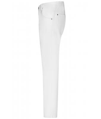 Heren Men's 5-Pocket-Stretch-Pants Wit 10537