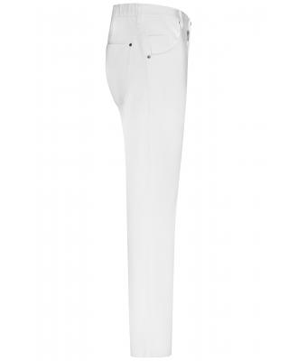 Heren Men's 5-Pocket-Stretch-Pants Wit 10537