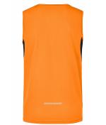 Herren Men's Running Tank Orange/black 7361