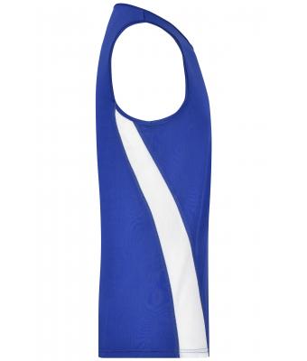 Heren Men’s Running Tank Royal/wit 7361
