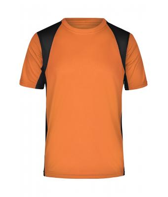 Herren Men's Running-T Orange/black 7362