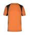 Herren Men's Running-T Orange/black 7362