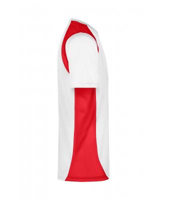 Heren Men’s Running-T Wit/rood 7362