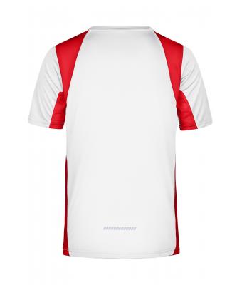 Heren Men’s Running-T Wit/rood 7362