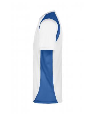 Heren Men’s Running-T Wit/royal 7362