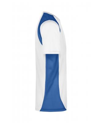 Heren Men’s Running-T Wit/royal 7362