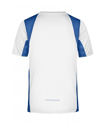 Heren Men’s Running-T Wit/royal 7362