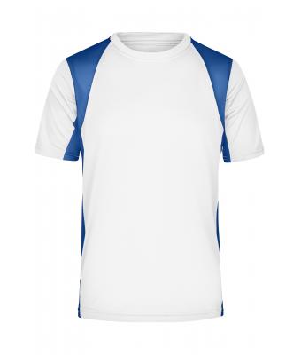 Heren Men’s Running-T Wit/royal 7362