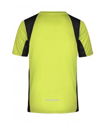 Heren Men’s Running-T Fluor-geel/zwart 7362