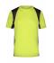 Heren Men’s Running-T Fluor-geel/zwart 7362