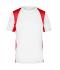 Homme T-shirt homme TOPCOOL® Blanc/rouge 7362