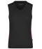 Ladies Ladies' Running Tank Black/red 7371