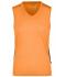 Ladies Ladies' Running Tank Orange/black 7371