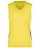 Ladies Ladies' Running Tank Yellow/black 7371