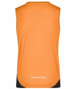 Damen Ladies' Running Tank Orange/black 7371