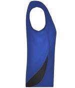 Damen Ladies' Running Tank Royal/black 7371
