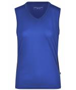 Damen Ladies' Running Tank Royal/black 7371