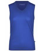 Damen Ladies' Running Tank Royal/white 7371