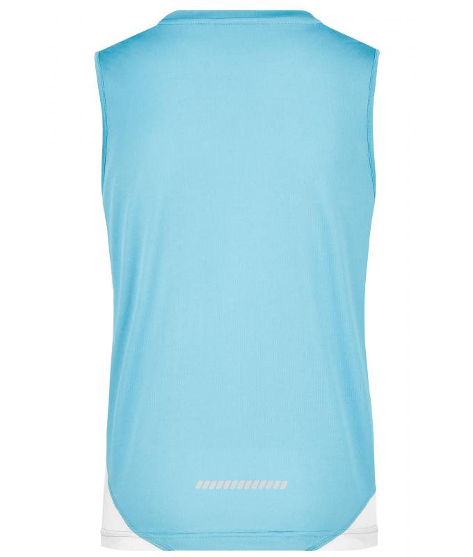 Damen Ladies' Running Tank Ocean/white 7371