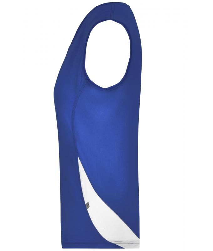 Damen Ladies' Running Tank Royal/white 7371