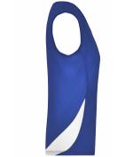 Damen Ladies' Running Tank Royal/white 7371