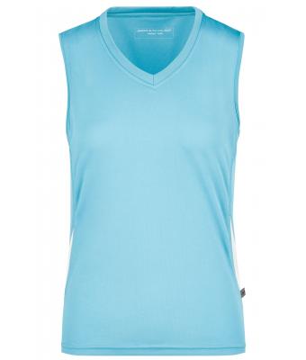 Dames Ladies’ Running Tank Oceaan/wit 7371