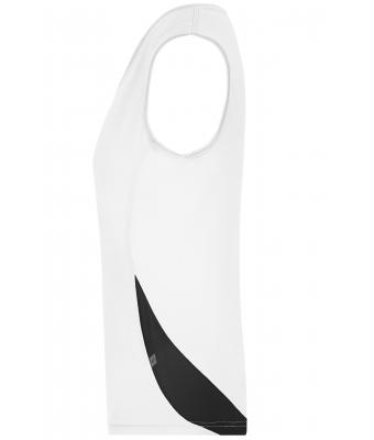 Dames Ladies’ Running Tank Wit/zwart 7371
