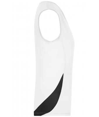 Dames Ladies’ Running Tank Wit/zwart 7371