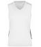 Dames Ladies’ Running Tank Wit/zwart 7371