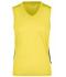 Dames Ladies’ Running Tank Geel/zwart 7371