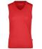Femme Tee-shirt femme sans manches TOPCOOL® Rouge/blanc 7371