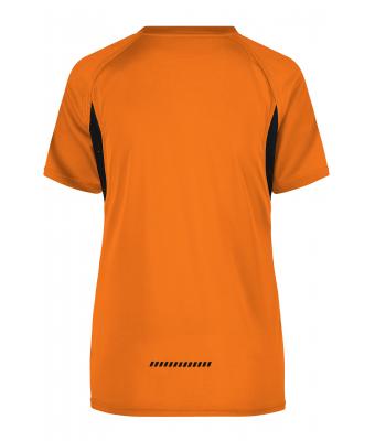 Damen Ladies' Running-T Orange/black 7372