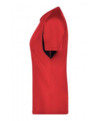 Damen Ladies' Running-T Red/black 7372