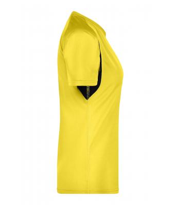 Damen Ladies' Running-T Yellow/black 7372