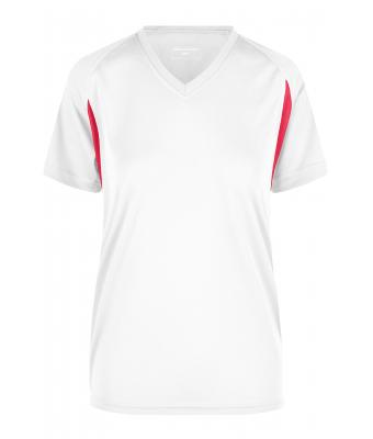 Damen Ladies' Running-T White/red 7372