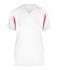 Femme T-shirt femme TOPCOOL® Blanc/rouge 7372