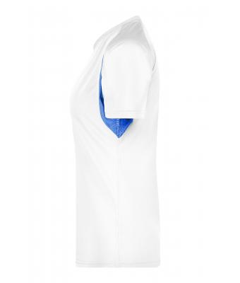 Femme T-shirt femme TOPCOOL® Blanc/royal 7372