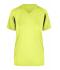 Femme T-shirt femme TOPCOOL® Jaune-fluorescent/noir 7372