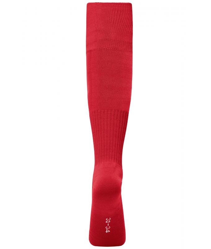 Unisexe Chaussettes football Rouge 7403