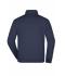 Unisex Round-Neck Zip Navy 7415