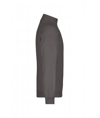 Unisex Round-Neck Zip Carbon 7415