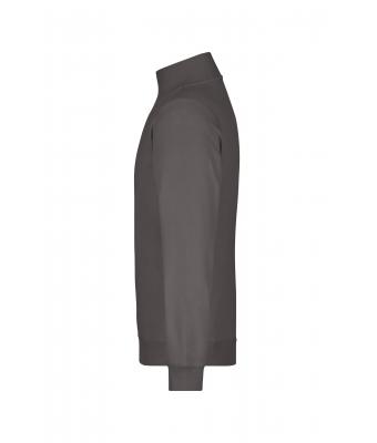 Unisex Round-Neck Zip Carbon 7415