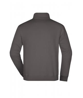 Unisex Round-Neck Zip Carbon 7415