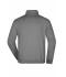 Unisex Round-Neck Zip Sport-grijs 7415